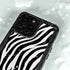 Zebra Print iPhone 15 Pro Waterproof Case